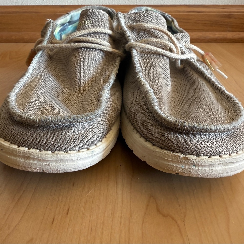 Hey Dude Women’s Wendy Eco Sox Tan Taupe Lightweight Slip-On Shoes Loafers Sz 10 - Picture 4 of 12